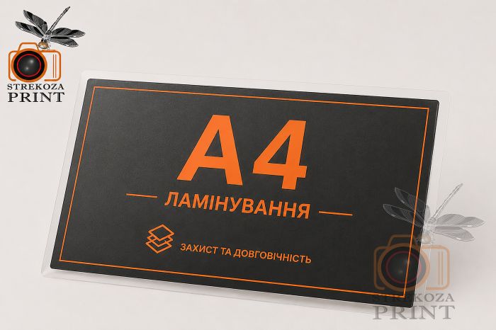 Ламінування матове А4